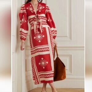 Caroline Constas Printed Midi Length Dress...Brand New with Tags...Size Small